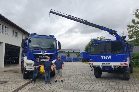 THW Ingolstadt bekommt neues Einsatz-Fahrzeug