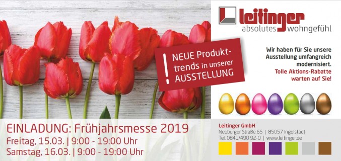 Leitinger GmbH • Frühjahrsmesse 2019