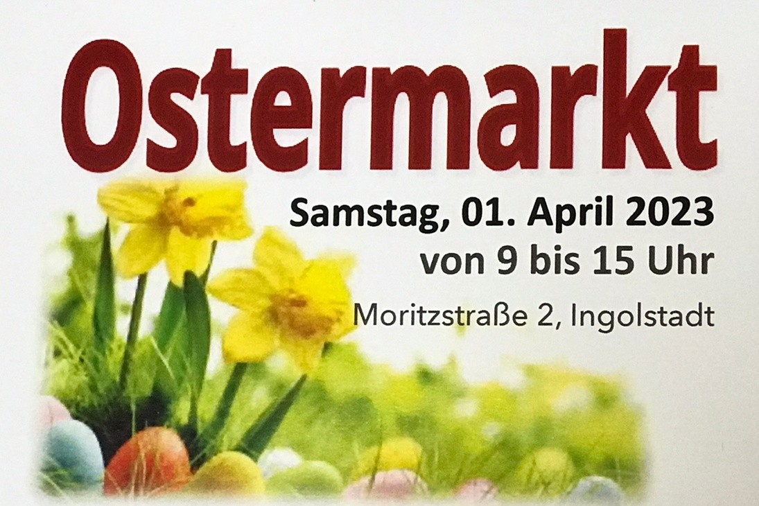 Ostern, Ingolstadt, Ostermarkt, Straßenambulanz, Kerzen, Osterbrot