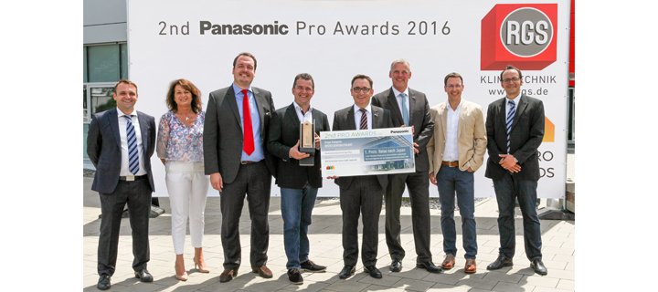 RGS Technischer Service GmbH gewinnt 2nd Panasonic Pro Award 2016 für Klimatechnik