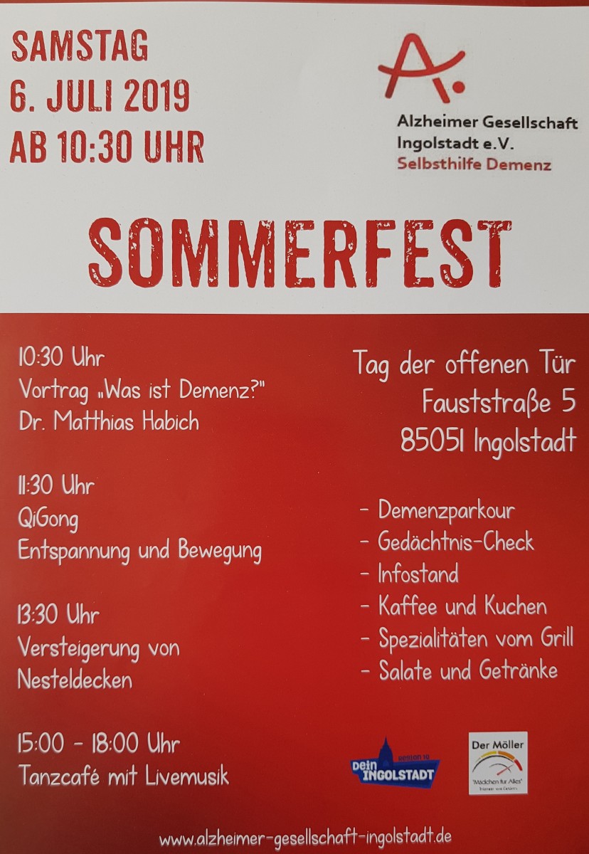 Sommerfest Alzheimer Gesellschaft Ingolstadt e.V.